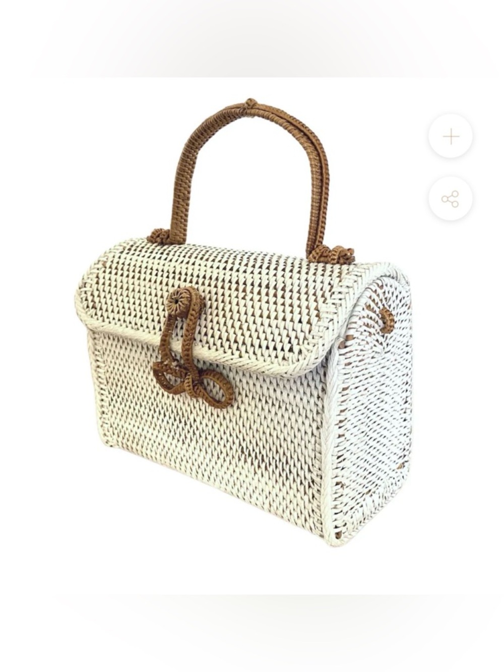 POPPY+SAGE Alice Rattan Handbag